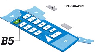 Hallenplan Flughafen Klein